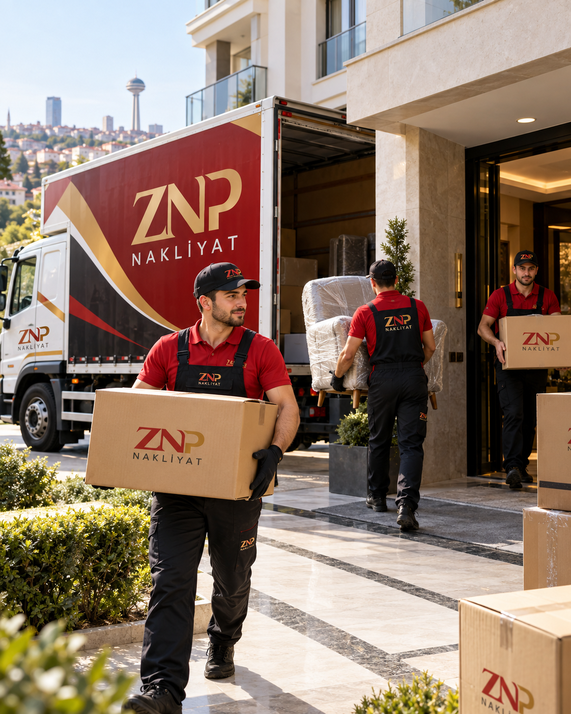 ZNP Nakliyat taşıma ekibi
